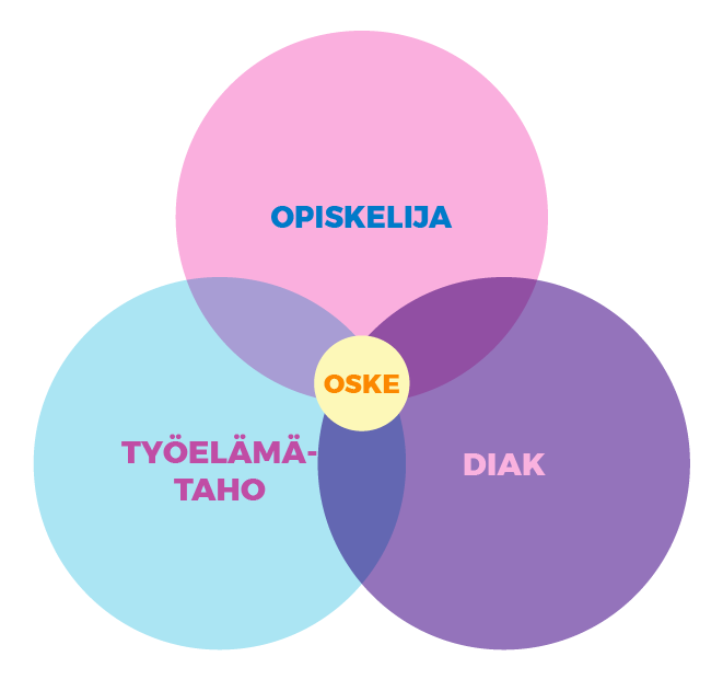 Havainnollistava kuvio OSKE-toiminnasta Diakissa