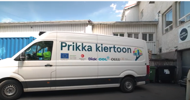 Prikka kiertoon -auto.