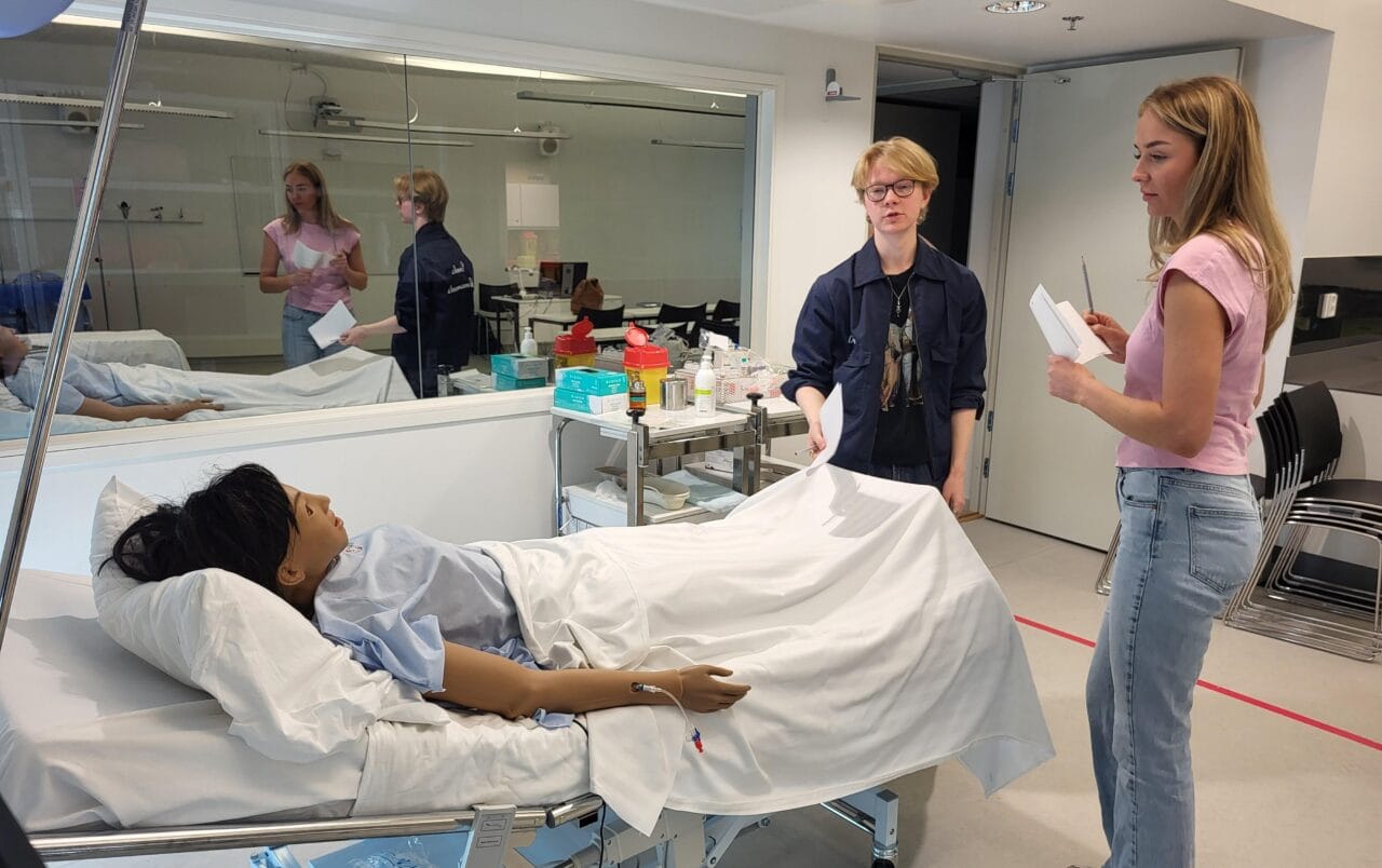 Minna Ivanainen.Elina Patosalmi.Emma Thormodsæther and Yannick Scheers.Tiina Ervelius