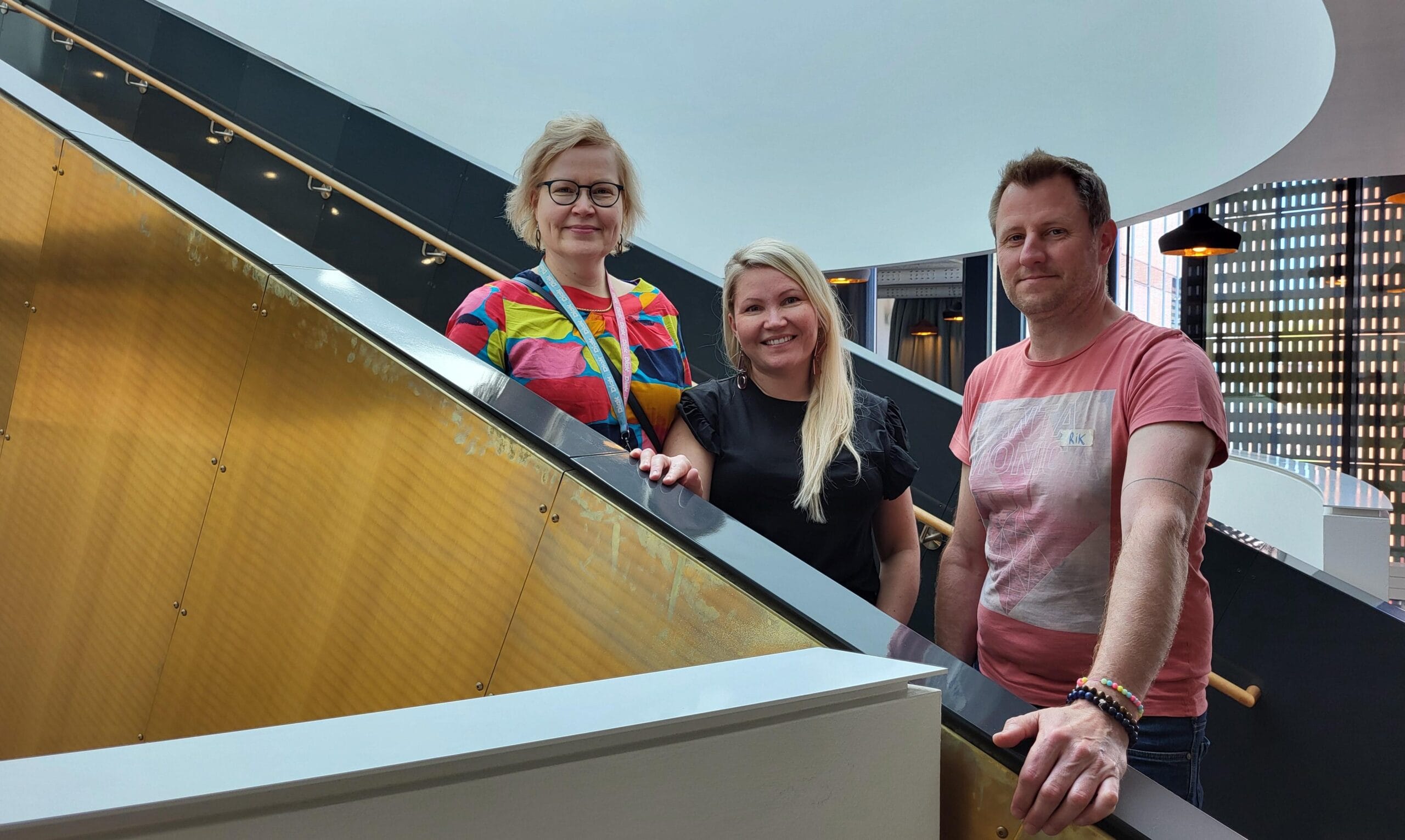 Tiina Ervelius, Kristiina Rosqvist ja Rik Depauw.