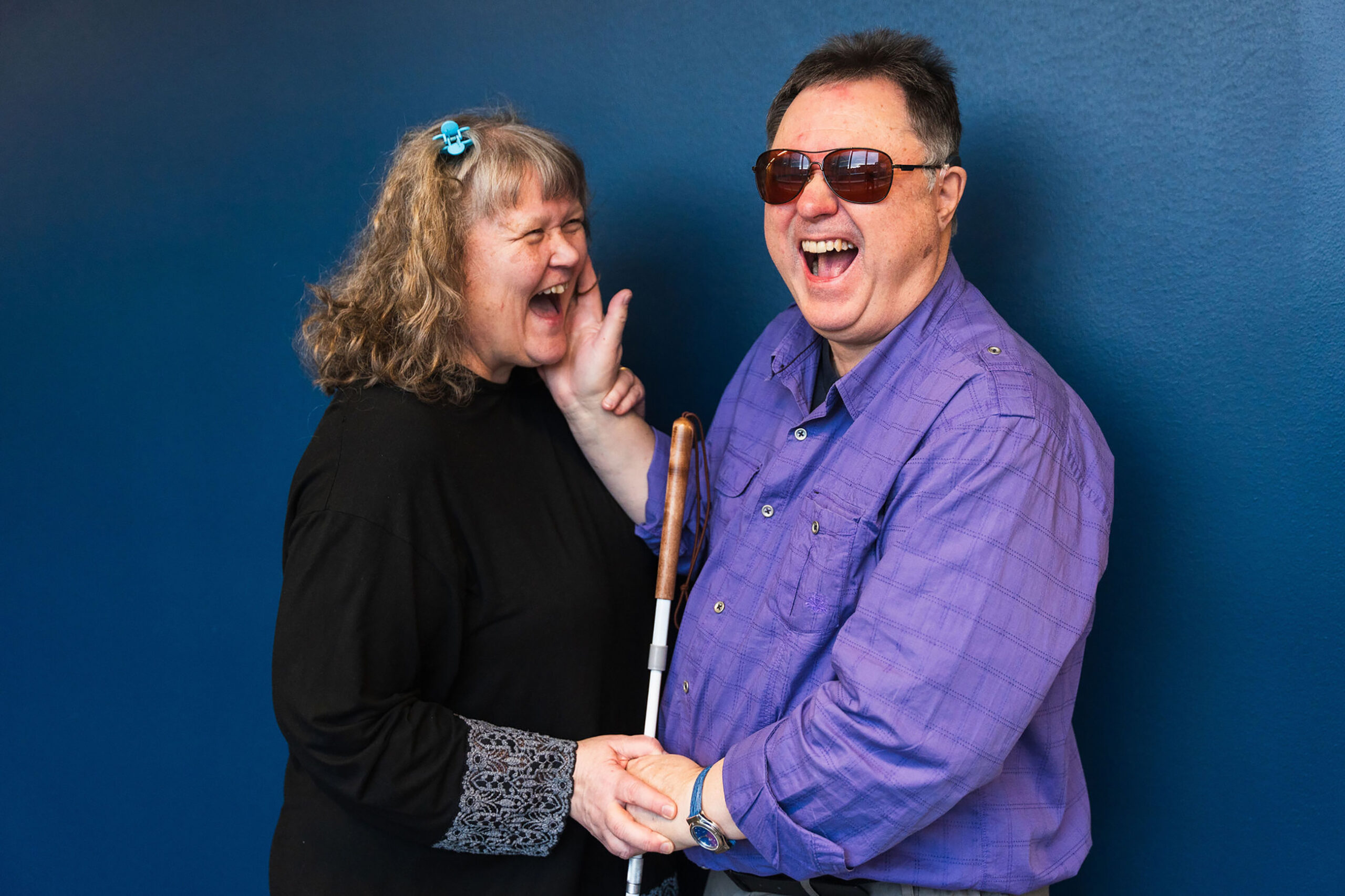 Riitta Lahtinen ja Russ Palmer.