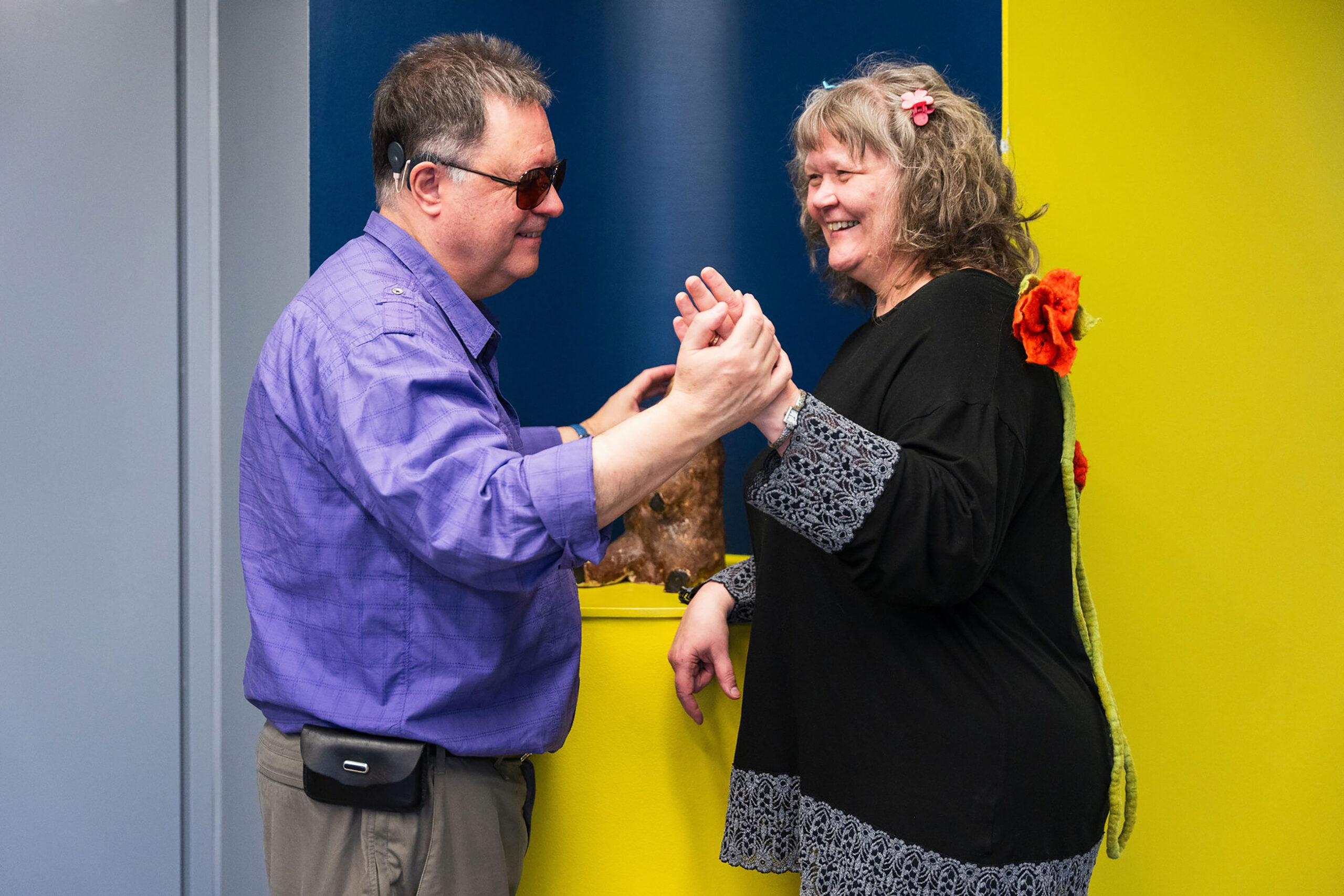 Russ Palmer ja Riitta Lahtinen.