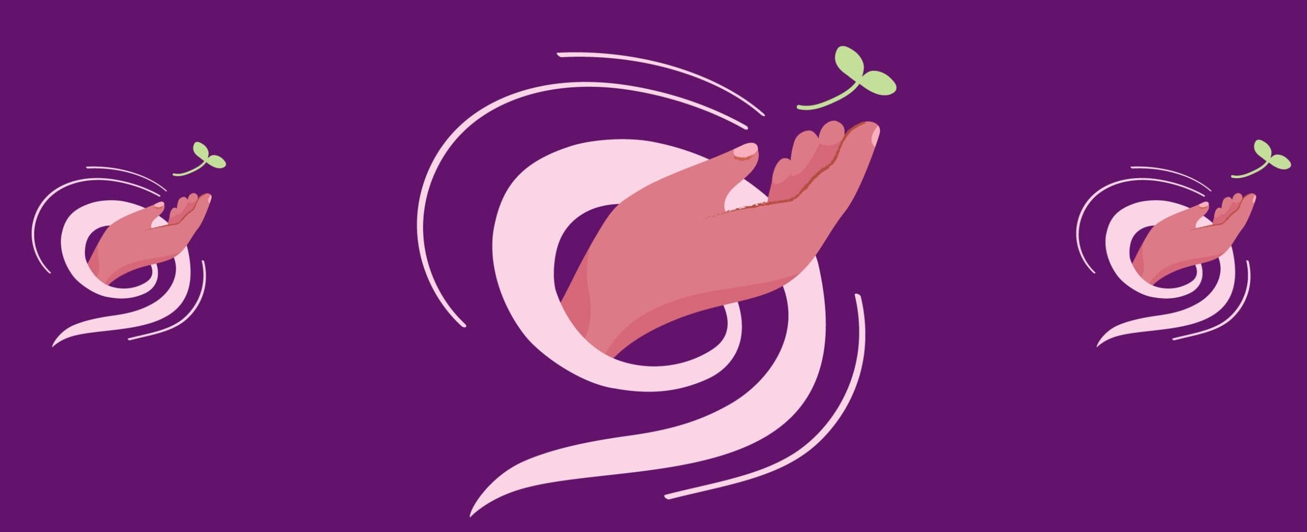 Piirroskuva, jossa vedestä nousee käsiä.