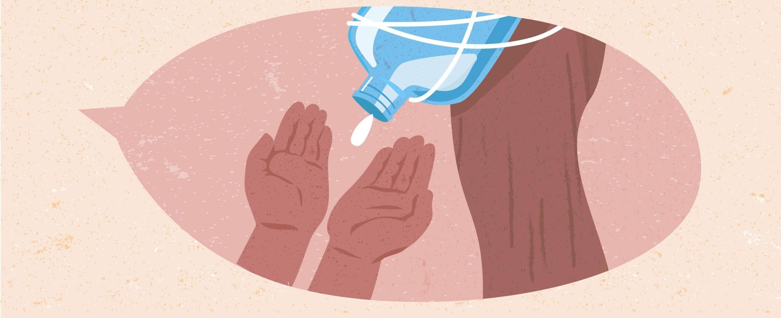 jossa puuhun kiinnitetty pullo ja kädet.