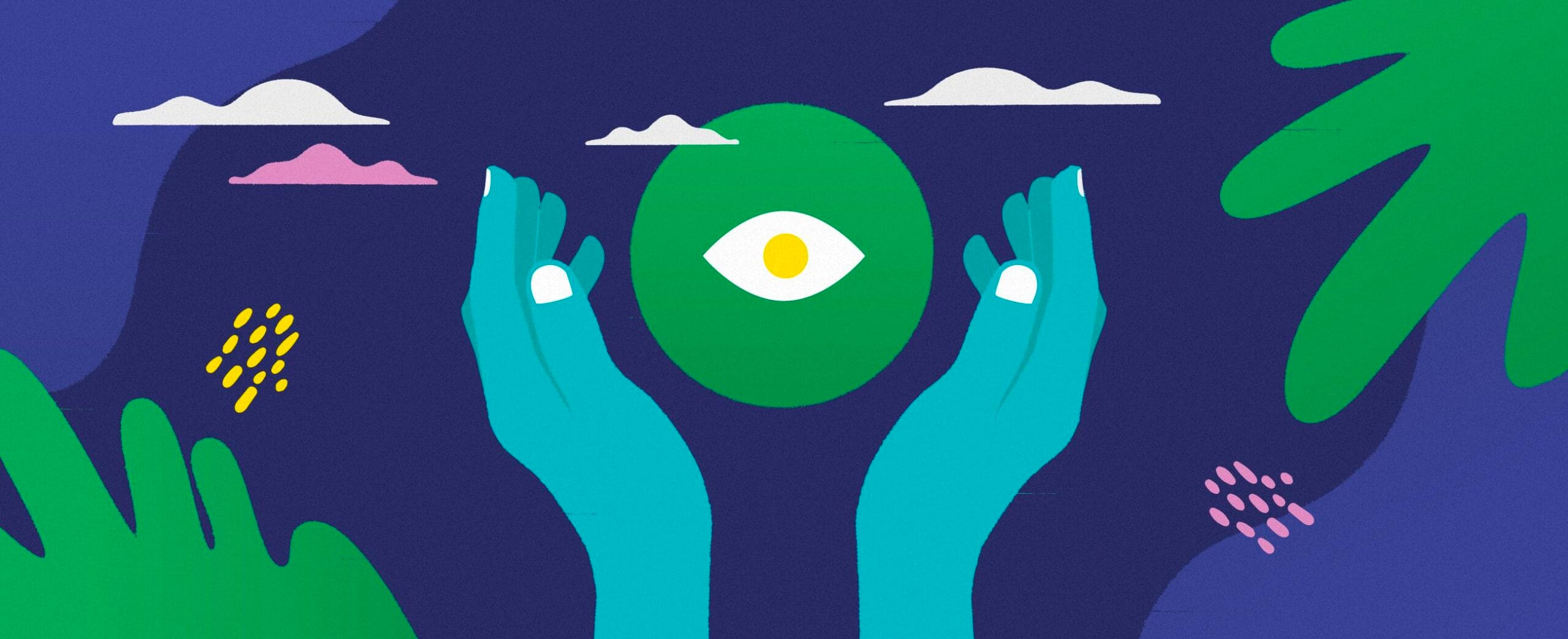 joiden välissä on pallo