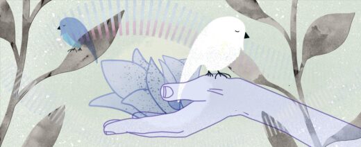 Kuvio ekososiaalisen muutoksen ulottuvuuksista.Lintu kämmenellä