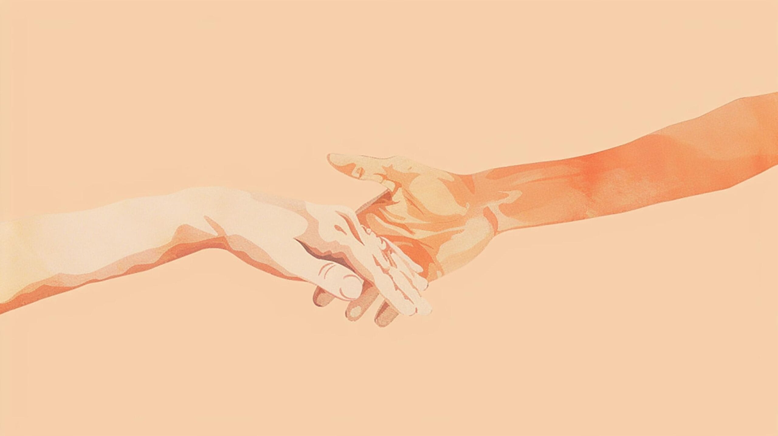 Tekoälyllä luotu kuvituskuva käsistä.