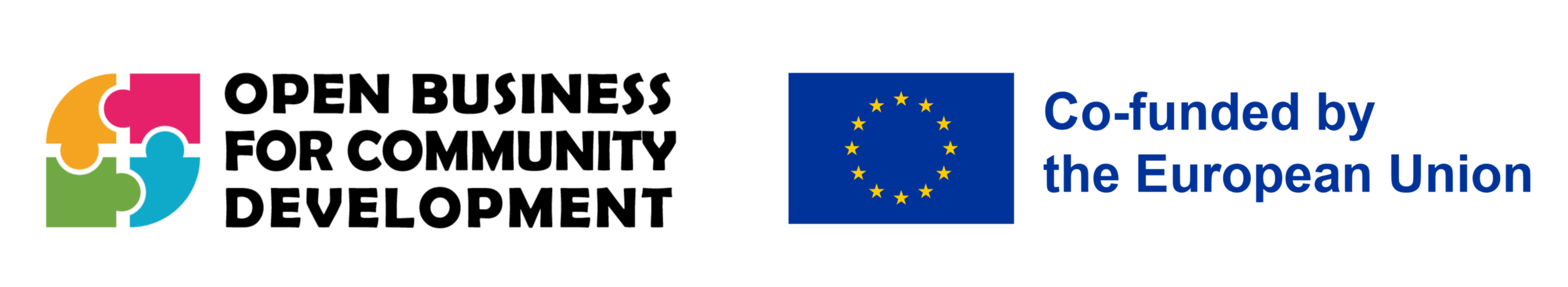 Hankkeen logo ja EU:n lippulogo