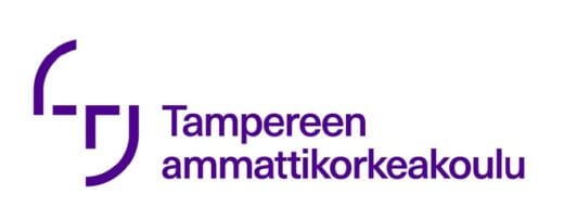 Tamkin logo, violetilla.