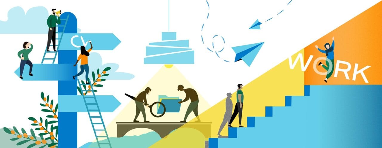 Värikäs kuvituskuva