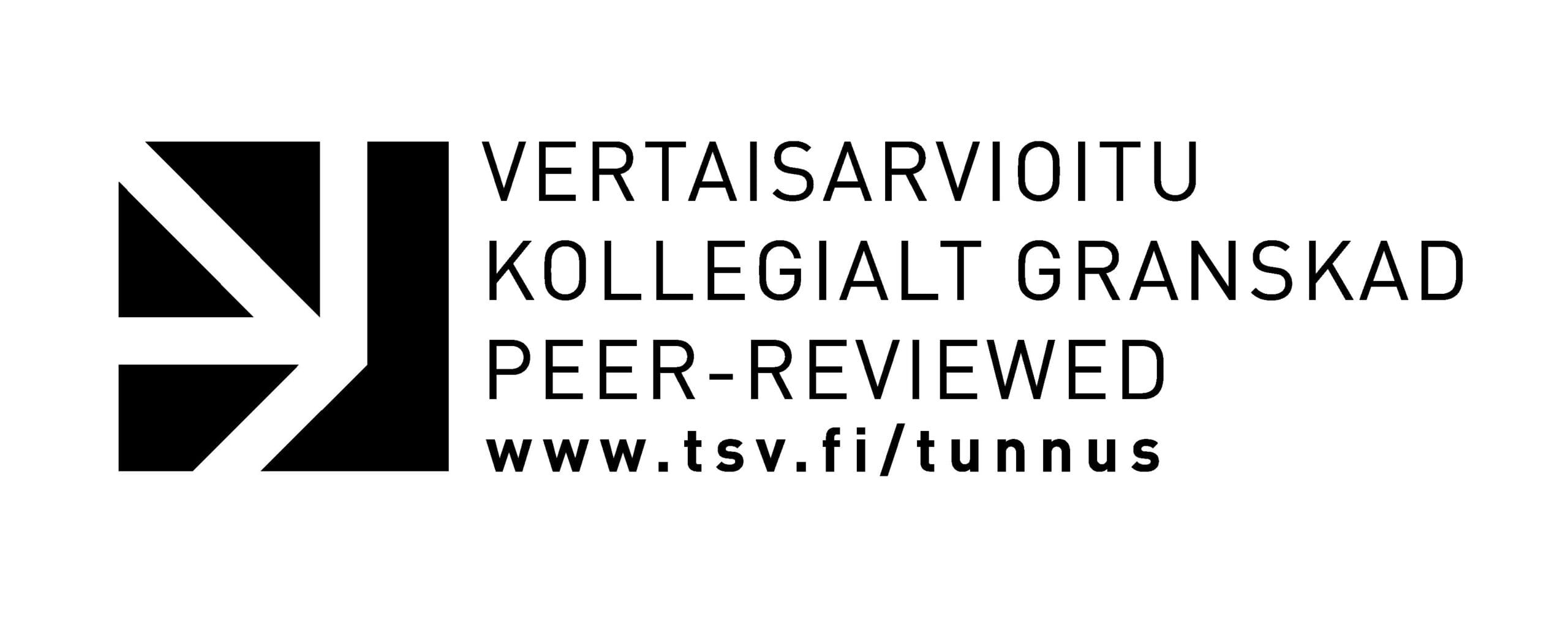 Vertaisarvioitu logo