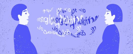 välissä leijuu kirjaimia