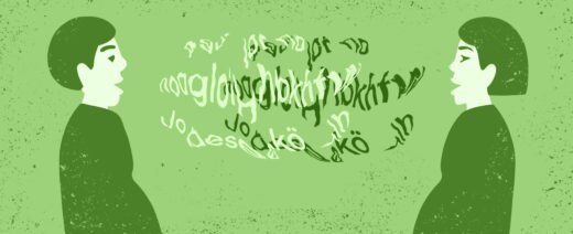 välissä leijuu kirjaimia