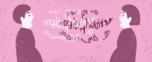 välissä leijuu kirjaimia