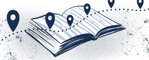 jonka päällä on karttanuppeja