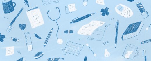 Terveysalan symboleja