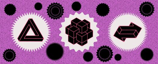 Ongelmia ja pulmia kuvaavia symboleja.