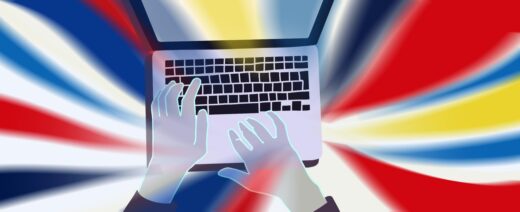 reunoilla Pohjoismaiden lippujen värejä.