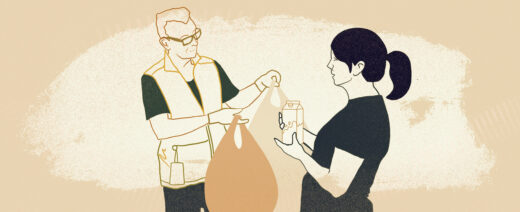 piirroskuva.Kuvio ruoka-avun roolista arjen selviytymisessä.Ruoka-avun merkitys ruokakassijakojen vastaajaryhmille: ristiintaulukoinnin havaintoja.Kuvio 2. Ruokakassijakeluiden vastaajien (n=678) merkittävimmät syyt käydä ruoka-avussa (vastauskeskiarvot asteikolla 1–5).